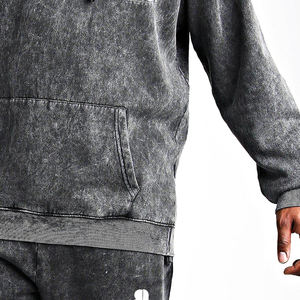 ชุดวิ่งออกกำลังกายผ้าฝ้าย100% ระบายอากาศได้ดีสำหรับผู้ชายฮิปฮอปออกแบบโลโก้ได้ตามต้องการสำหรับฤดูหนาว - Product Image 5