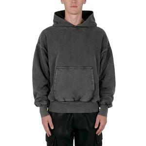 Sudadera con capucha lavada Vintage de piedra al por mayor Tie Dye 3D Print Acid Wash Hoodie Heavyweight Cotton French Terry sudaderas con capucha extragrandes para hombre - Product Image 1