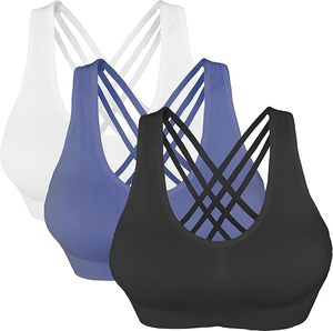 Nuevo Diseño de Sujetador Deportivo para Yoga y Gimnasio para Mujer - Soporte Alto, Resistente al Viento, Secado Rápido, Transpirable, Spandex/Poliéster, Logotipo Frontal Personalizable - Product Image 2