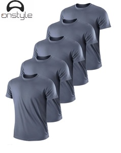 Lots de 5 T-shirts pour hommes en gros, 100% coton, tissu tricoté - Product Image 2