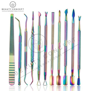 Professional Manicure <b>Tool</b> Stainless Steel Cuticle Pusher for Gentle Nail Care and Grooming Eco-Friendly - Product Image 4