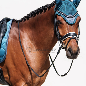 Breathable crochet horse ear <b>bonnet</b> lightweight washable design Pakistan made equestrian fly <b>bonnet</b> for comfort performance - Product Image 6
