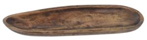 Plateau de service ovale en bois de manguier naturel, design nouveau, artisanal, poli, style américain, pour la cuisine, les fêtes, modèle IHA IHAT303 - Product Image 6
