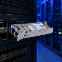 Modul Transceiver Optik 10G SFP+ LRM Modul Ethernet Serat Multimode Komunikasi Jaringan Kecepatan Tinggi Penggunaan Pusat Data