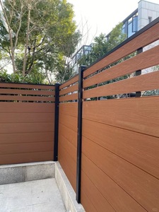 Ngoài trời WPC Hàng rào gỗ nhựa vườn hàng rào tấm An ninh WPC Composite hàng rào - Product Image 3