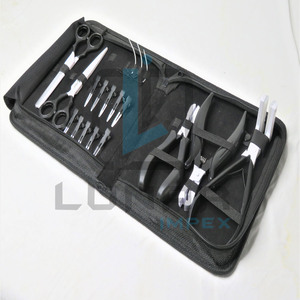 Kit de herramientas de extensión de cabello humano, alicates de Micro cuentas, múltiples herramientas de cabello rápido en Color blanco y negro mate - Product Image 6