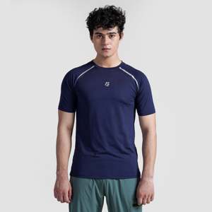 Camiseta Sense Aero Slim Fit Azul Marino, 100% Algodón Orgánico, Tejido de Punto de 200g, Serigrafía, 100% Poliéster, Camisetas Suaves y Cómodas - Product Image 1