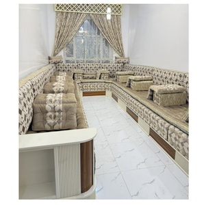 <b>Arabic</b> Majlis majlis style <b>sofa</b> classic design Elegant living room set Luxury corner seating Space-saving design - Product Image 1