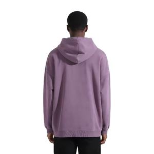 Latest Men's High Quality 100% Cotton Winter Hoodies Sweatshirts Loose Fit Front Logo Embroidered Printed Drop Shoulder Design - Product Image 2