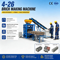 Machine à fabriquer des blocs Qt4-26, machine à fabriquer des blocs de ciment au Venezuela, machine à fabriquer des blocs de petite taille