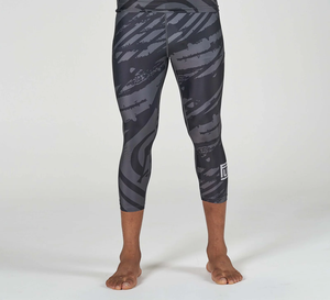 Leggings de compression pour hommes en gros, BJJ, grappling, MMA, collants, taille haute, séchage rapide, spandex/polyester - Product Image 5