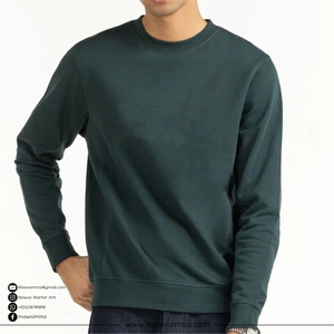 Sudadera de Hombre de Alta Calidad, Algodón/Poliéster, 430 g/m², Corte Holgado, Hombros Caídos, Logotipo Personalizado Bordado, Lisa - Product Image 4