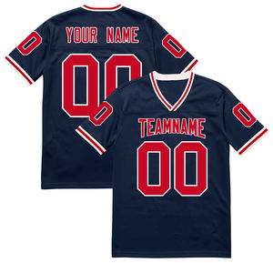 Camiseta Deportiva Corta y Transpirable de Fútbol Americano, Personalizable, de Malla, Alta Calidad, Colores Personalizados, Servicio OEM, Todas las Tallas, Venta al Por Mayor - Product Image 4