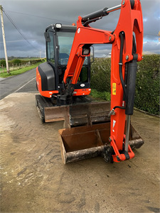 Mejor oferta 2021 Kubota Mini excavadora Kubota motor sobre orugas excavadora granja usada tendencia Mini excavadora máquina - Product Image 3