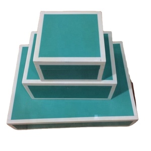 Resin Handmade <b>Box</b> Multi-Purpose Jewellery <b>Storage</b> <b>Box</b> Top and Bottom <b>Decorative</b> for Table Top Customised Christmas Home Decor - Product Image 1