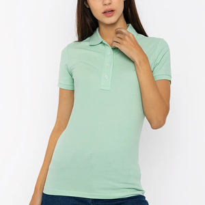 Usine de fabrication de polos pour femmes sur mesure, produisant des polos à manches courtes pour la vente en gros - Product Image 4