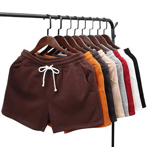 Pantalones Cortos Deportivos de Felpa Francesa 100% Algodón de Alta Calidad para Hombre, Logotipo Personalizado, Casual, Talla Grande, Ecológicos, con Estampado Sólido - Product Image 6