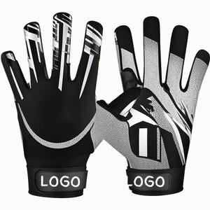 Gants de football américain personnalisables de haute qualité avec logo personnalisé et accessoire de sport de plein air de taille - Product Image 3