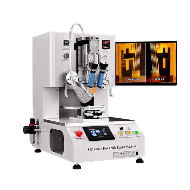 TBK 503 Constant Temperature Flex Bonding Machine for Mobile Phone TAB COG COF COP ACF LCD/Touch/Green Flex Cable Bonding Repair