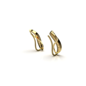Ishi Diamonds' Enchanting 18k Gold Lab-Grown Diamond <b>Cuff</b> <b>Earrings</b> Fine Jewelry - Product Image 3