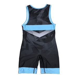 Singlet de Lucha Libre Personalizado de Poliéster Sublimado para Adultos, Corte Automatizado, Ligero, Compresión, Secado Rápido, Transpirable - Product Image 2