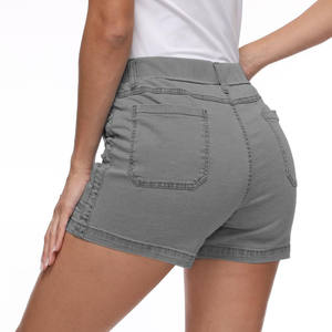 Pantalones de chándal para mujer Pantalones cortos ajustados para mujer Logotipo personalizado Venta al por mayor Playa Hip Running Gym Pantalones Spandex Stretch Yoga Shorts para mujer - Product Image 6