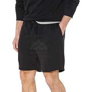 Pantalones Cortos Casuales de Algodón con Cintura Elástica, Diseño Personalizado, para Hombre, Patrón Sólido, Logotipo Impreso, Talla Adulto, Fabricados en Pakistán - Product Image 5