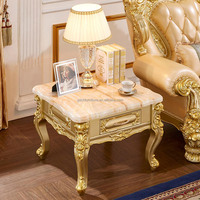 Canapé en bois massif sculpté couleur or, style européen de luxe, mobilier de salon royal français, ensemble de canapés en bois