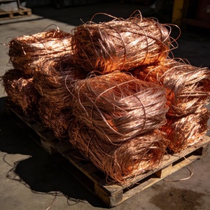 Déchets de fil de cuivre nu brillant, fils de cuivre de haute pureté propres pour la récupération de métaux industriels - Product Image 2