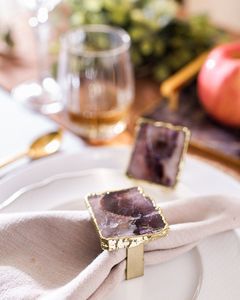 New Arrival Resin Napkin Ring For Dining <b>Table</b> <b>Decor</b> Modern Glossy Finish Reusable Durable Wedding <b>Party</b> Accessories - Product Image 5