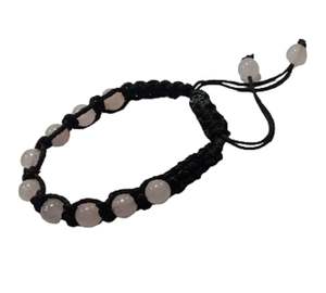 Crystal <b>bracelet</b> Rose quartz Thread Round <b>Beads</b> <b>Bracelet</b> 8mm Stone Gemstone Fashion <b>Men</b> and Women Gift Energy - Product Image 4