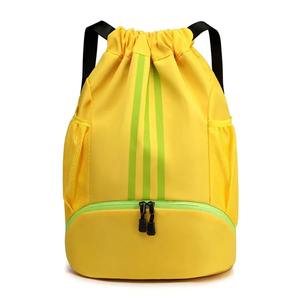 Mochila de Fitness para gimnasio para hombres y mujeres para baloncesto, fútbol, entrenamiento de fútbol, bolsa de almacenamiento deportiva con cordón duradero - Product Image 3