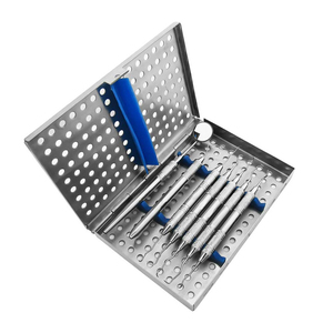 Kit de Instrumentos de Profilaxis de Acero Inoxidable de Alta Calidad, Casete de Configuración Periodontal Grande, Tipo de Hoja Recta, Cirugía General - Product Image 1