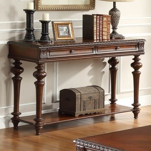 Mesa consola compacta de madera perfecta para apartamentos pequeños maximizando el espacio sin comprometer el estilo - Product Image 5