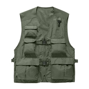Chasse à la mouche gilet de pêche réglable multi-poches gilet de Sport en plein air gilet de pêche en plein air avec randonnée escalade - Product Image 6