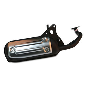 Système d'échappement de moto OEM fabriqué à Taïwan avec revêtement haute température et service de conception personnalisée - Product Image 1