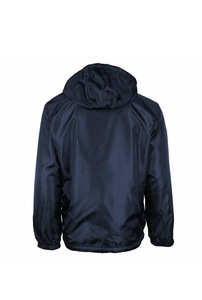 <b>Men's</b> Hooded Waterproof Canvas Polyester Windbreaker <b>Jacket</b> Casual Autumn Outdoor Solid Color Zipper Closure Regular Fit - Product Image 4