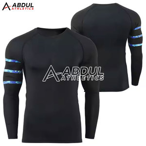 <b>Compression</b> <b>Shirts</b> For Gym And Exercise With Soft Material And Stretchable Design For Comfortable And Active Performance - Product Image 3