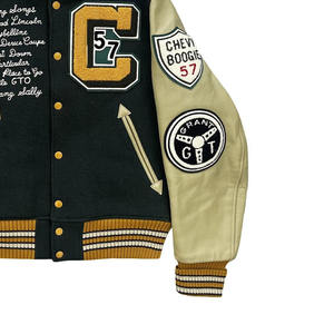 Chaquetas Varsity Nuevo Estilo Cuello Alto Todas las Tallas Colores Lana de Alta Calidad Antibacterianas para Hombre y Mujer - Product Image 4