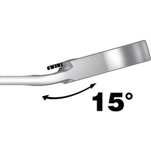 Joker 16mm Key White <b>Open</b>-<b>End</b> Reversible Ratchet Wrench 213mm Length with 15 WERA Ring <b>End</b> Shop Tools - Product Image 4