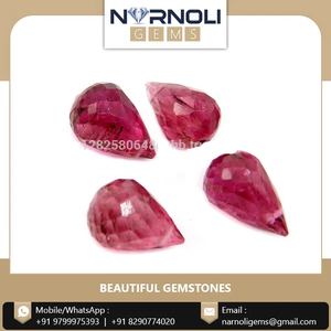 Lágrimas facetadas de turmalina rosa de calidad superior a precio mayorista - Product Image 2