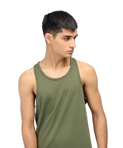 Camiseta Deportiva de Color Sólido para Hombre, Camiseta sin Mangas Transpirable y Cómoda para Gimnasio, en Oferta en Línea a Bajo Precio - Product Image 4