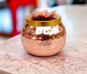 เหยือกโลหะสำหรับผลไม้แห้งพร้อมภาชนะกันอากาศทนทานดีไซน์ทันสมัยสำหรับใช้ในห้องครัวและรับประทานอาหารผู้จำหน่ายอินเดีย - Product Image 4