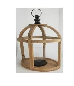 Linterna de madera hecha a mano de calidad superior de diseño al por mayor portavelas personalizado acabado elegante linterna de madera - Product Image 3