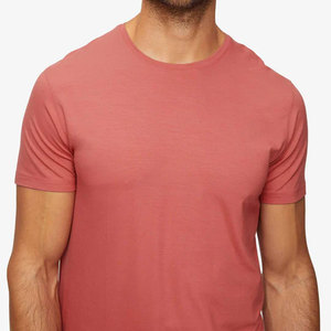 Basel Micro Modal Stretch Brown Unisex Tri-blend Camisetas Unisex Fine Jersey Camiseta Marca personalizada - Product Image 4