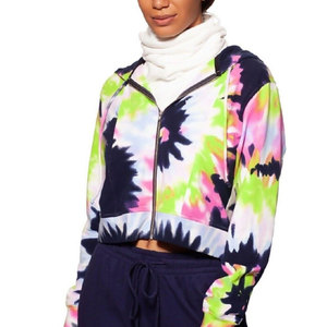 New Fashion Women's Zipper Sweatshirt Sexy Crop <b>Hoodie</b> with <b>Short</b> <b>Sleeve</b> Plus Size Zip-up <b>Hoodie</b> Tops - Product Image 2