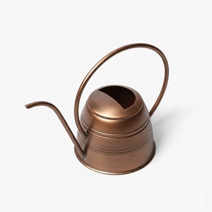 Arrosoir en métal forgé argenté finition antique pour usage intérieur et extérieur, anti-fuite - Product Image 4