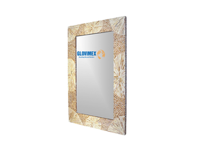 Vietrustic Home Inspiration Accesorios de pared Capiz Shell Espejo Pasillo Decoración - Product Image 2