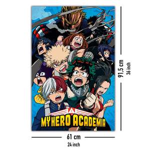 โปสเตอร์อนิเมะมายฮีโร่อะคาเดเมีย โปสเตอร์กลุ่มโคบอลต์ บลาสต์ - Product Image 4