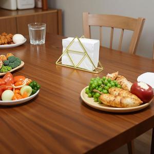 Servilletero Moderno con Diseño Recortado, Acero Inoxidable, Organizador de Mesa Elegante, Base Estable y Duradera, Fácil Acceso, Diseño Elegante - Product Image 4